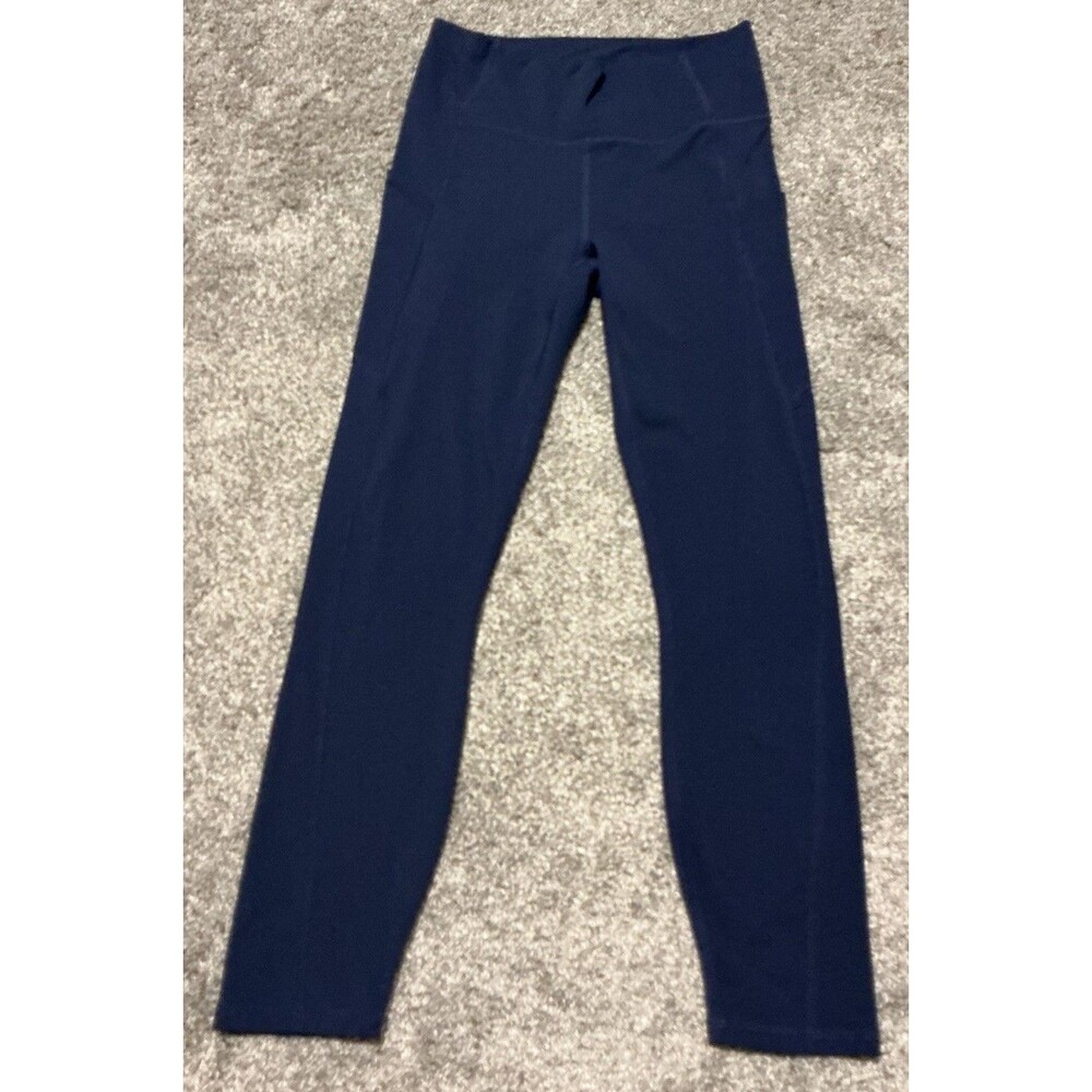 Fabletics PureLuxe Women’s Solid Navy Blue  Ankle Leggings Size S Regular